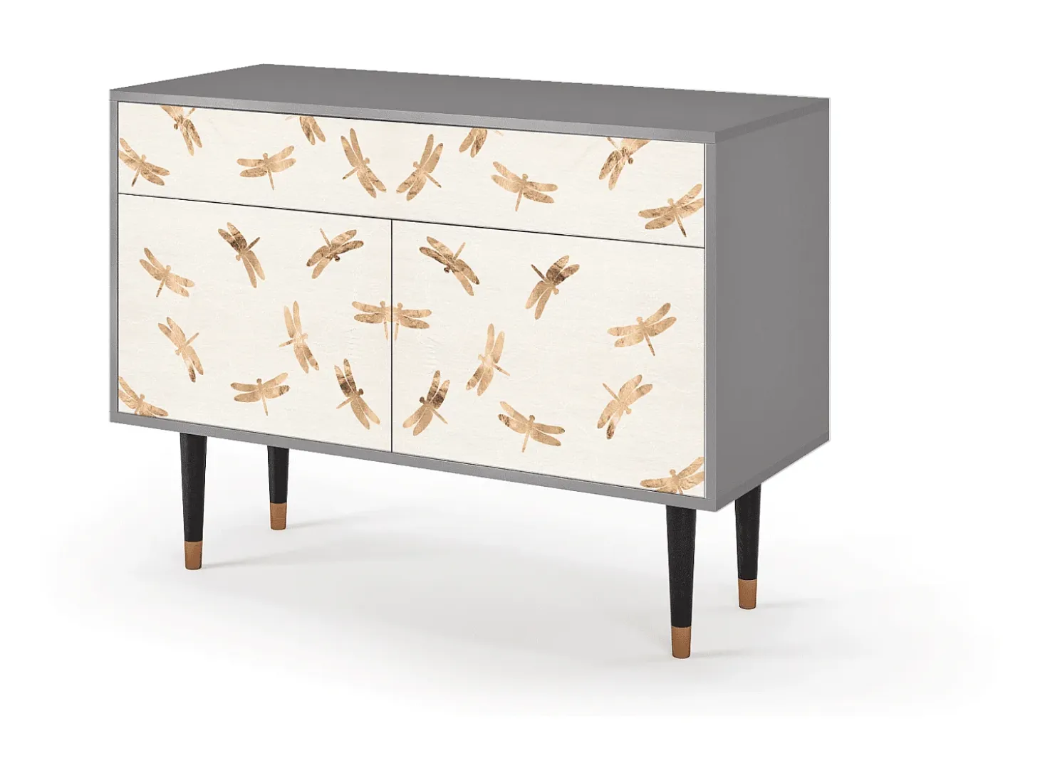 Aparador - 115x85x48 cm - BS4 - Nude Dragonflies, Gris