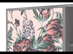 Aparador - 125x98x48 cm - BS2 - Peach Peonies, Gris