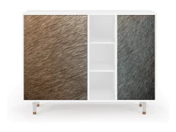 Aparador - 125x98x48 cm - BS2 - Peanut Hair, Blanco