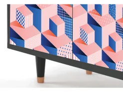 Aparador - 94x96x48 cm - BS3 - Pinky Squares, Antracita
