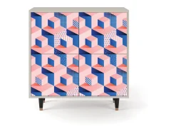 Aparador - 94x96x48 cm - BS3 - Pinky Squares, Arena
