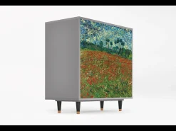 Aparador - 94x96x48 cm - BS3 - Poppy field by van Gogh, Gris