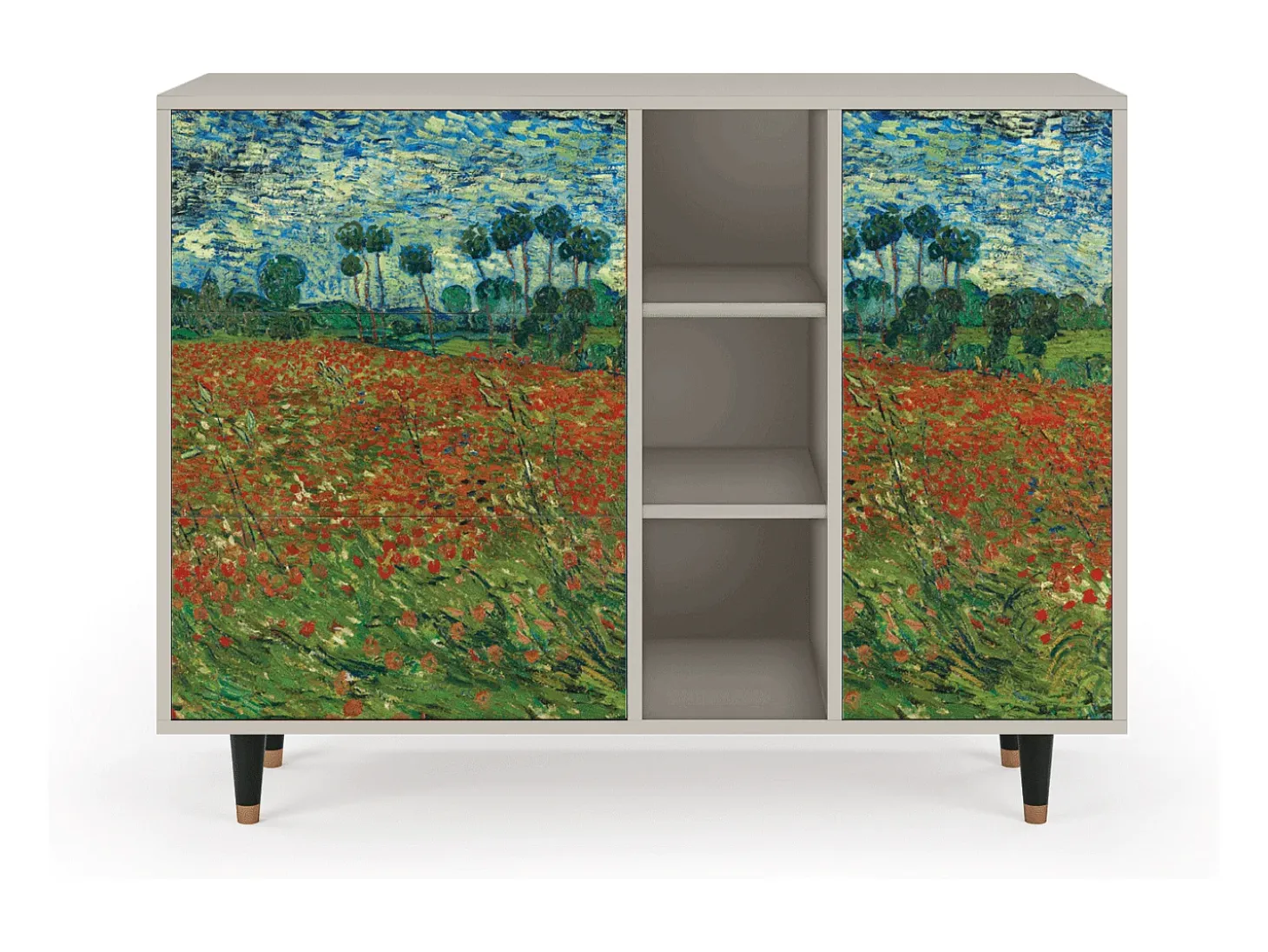 Aparador - 125x98x48 cm - BS2 - Poppy field by van Gogh, Arena