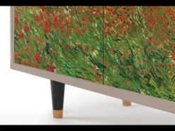 Aparador - 94x96x48 cm - BS3 - Poppy field by van Gogh, Latte
