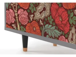 Aparador - 94x96x48 cm - BS3 - Poppy Garden, Gris