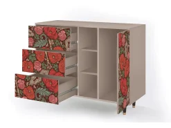 Aparador - 125x98x48 cm - BS2 - Poppy Garden, Latte