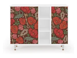 Aparador - 125x98x48 cm - BS2 - Poppy Garden, Blanco