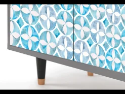 Aparador - 94x96x48 cm - BS3 - Porto Mood, Gris