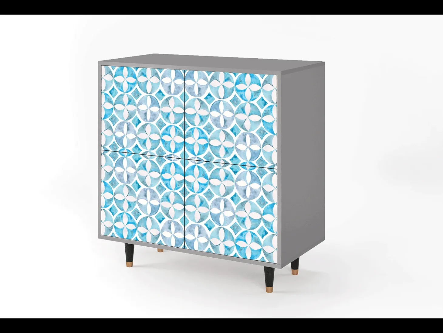 Aparador - 94x96x48 cm - BS3 - Porto Mood, Gris