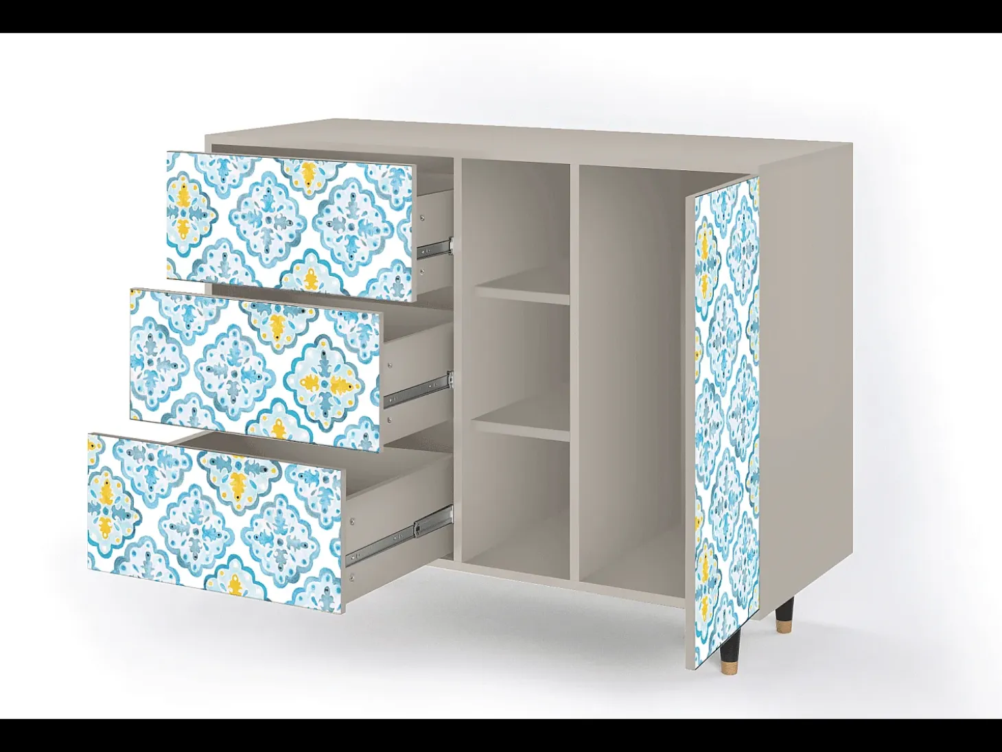 Aparador - 125x98x48 cm - BS2 - Portugese tiles, Arena