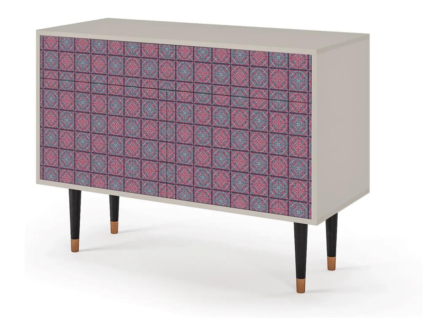 Aparador - 115x85x48 cm - BS4 - Riviera Mosaic, Arena