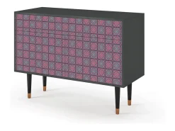 Aparador - 115x85x48 cm - BS4 - Riviera Mosaic, Antracita