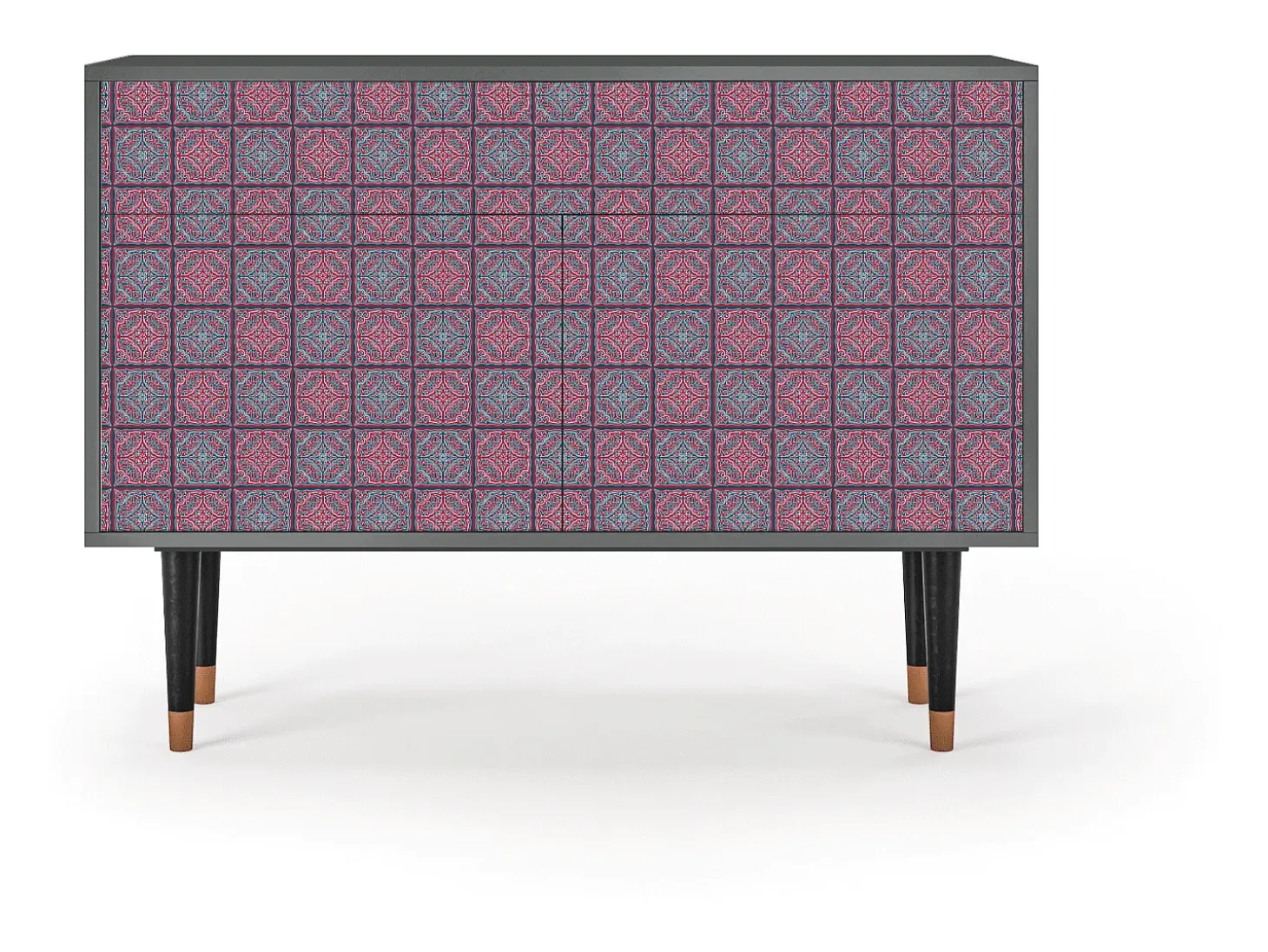 Aparador - 115x85x48 cm - BS4 - Riviera Mosaic, Antracita