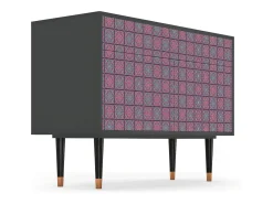 Aparador - 115x85x48 cm - BS4 - Riviera Mosaic, Antracita