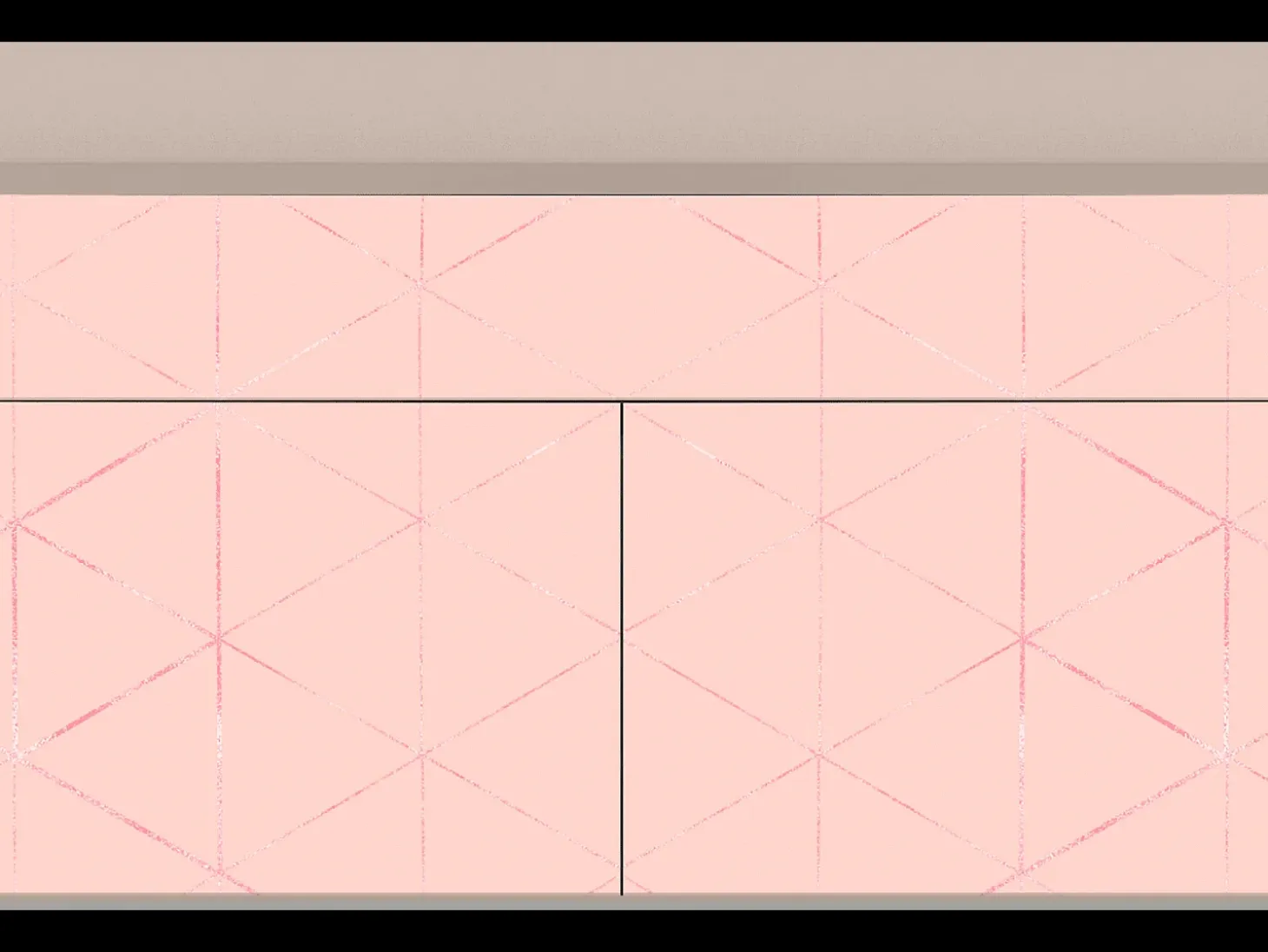 Aparador - 115x85x48 cm - BS4 - Rose Quartz, Latte