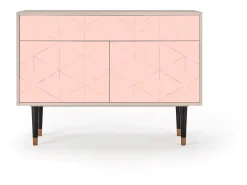 Aparador - 115x85x48 cm - BS4 - Rose Quartz, Latte