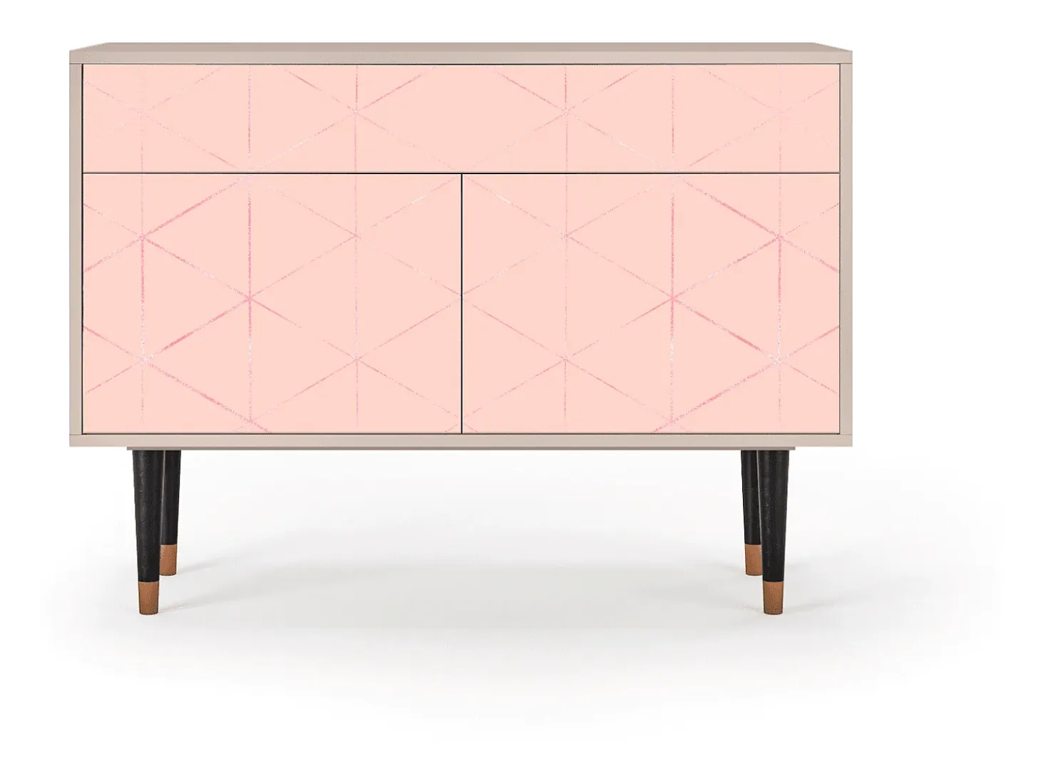 Aparador - 115x85x48 cm - BS4 - Rose Quartz, Latte