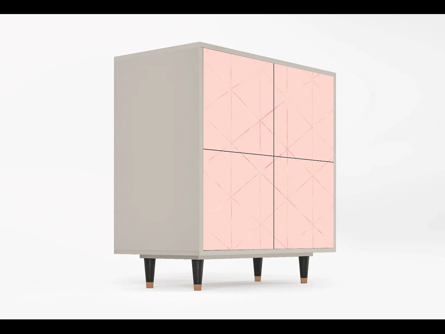 Aparador - 94x96x48 cm - BS3 - Rose Quartz, Arena