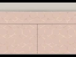 Aparador - 115x85x48 cm - BS4 - Rose Honeycomb, Arena