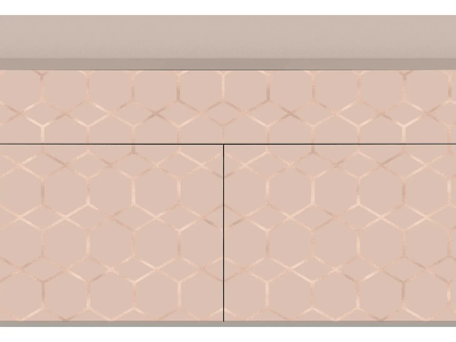 Aparador - 115x85x48 cm - BS4 - Rose Honeycomb, Latte