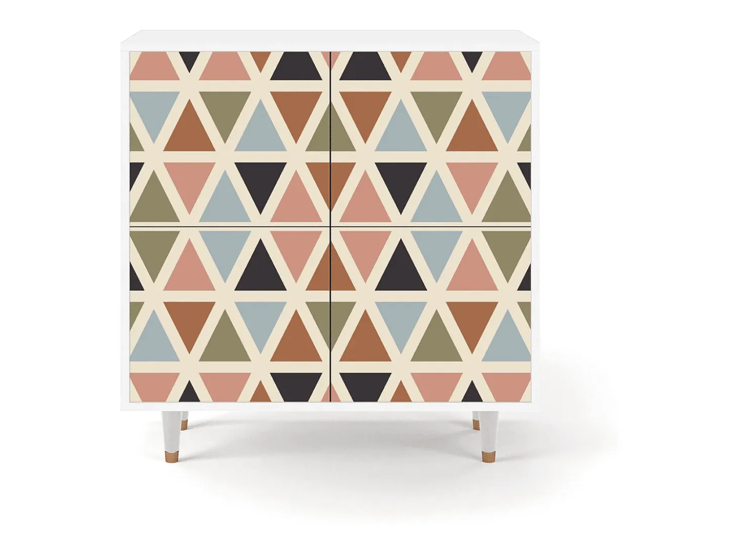 Aparador - 94x96x48 cm - BS3 - Royal Triangles, Blanco