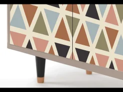 Aparador - 94x96x48 cm - BS3 - Royal Triangles, Latte