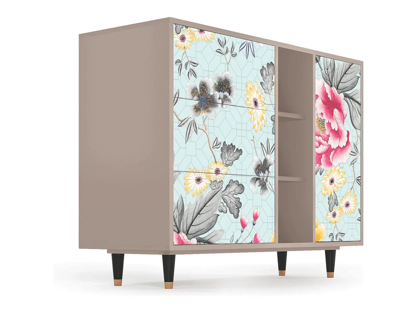 Aparador - 125x98x48 cm - BS2 - Sky Garden, Latte