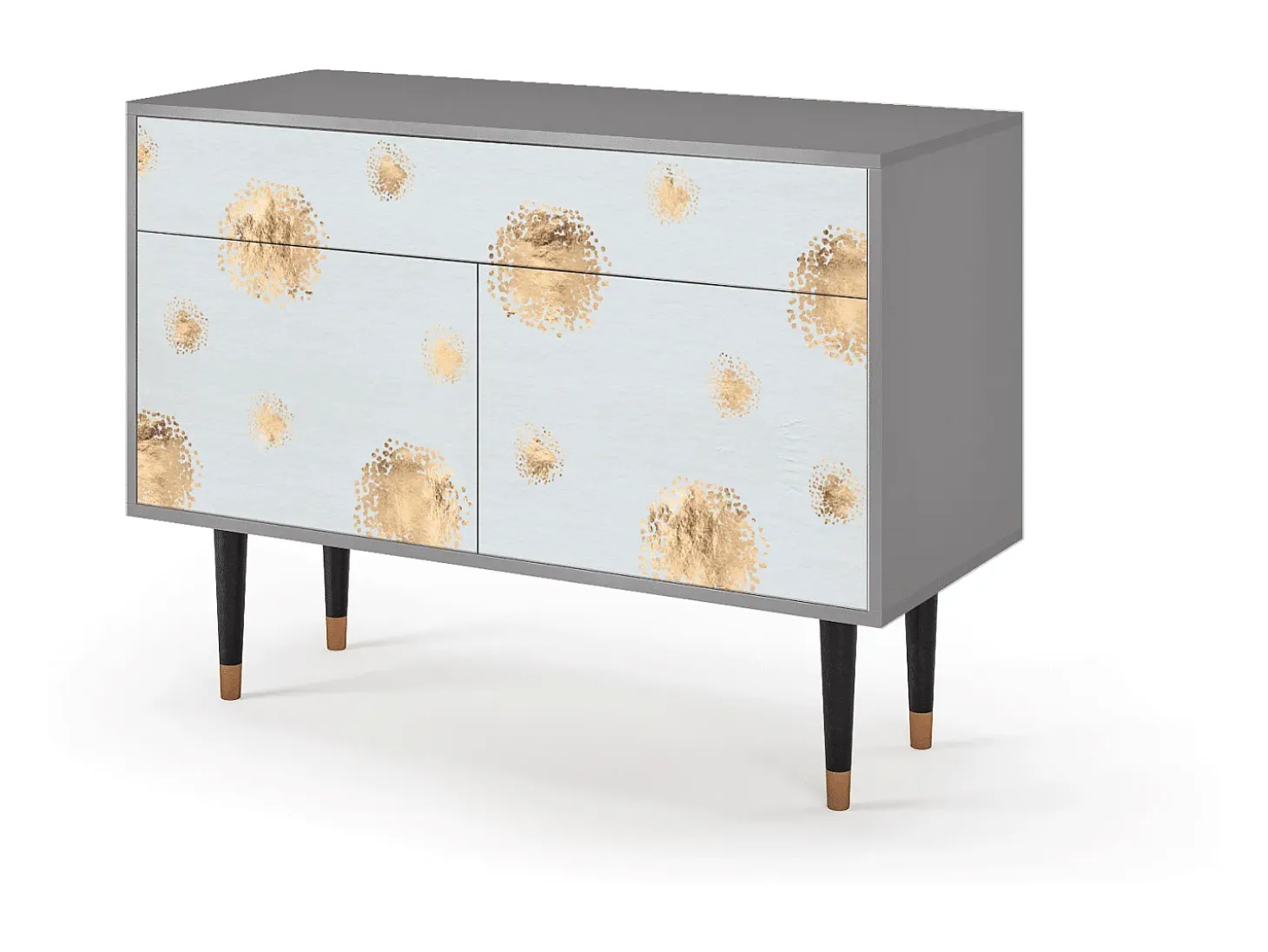 Aparador - 115x85x48 cm - BS4 - Sky Latte, Gris