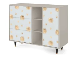 Aparador - 125x98x48 cm - BS2 - Sky Latte, Arena
