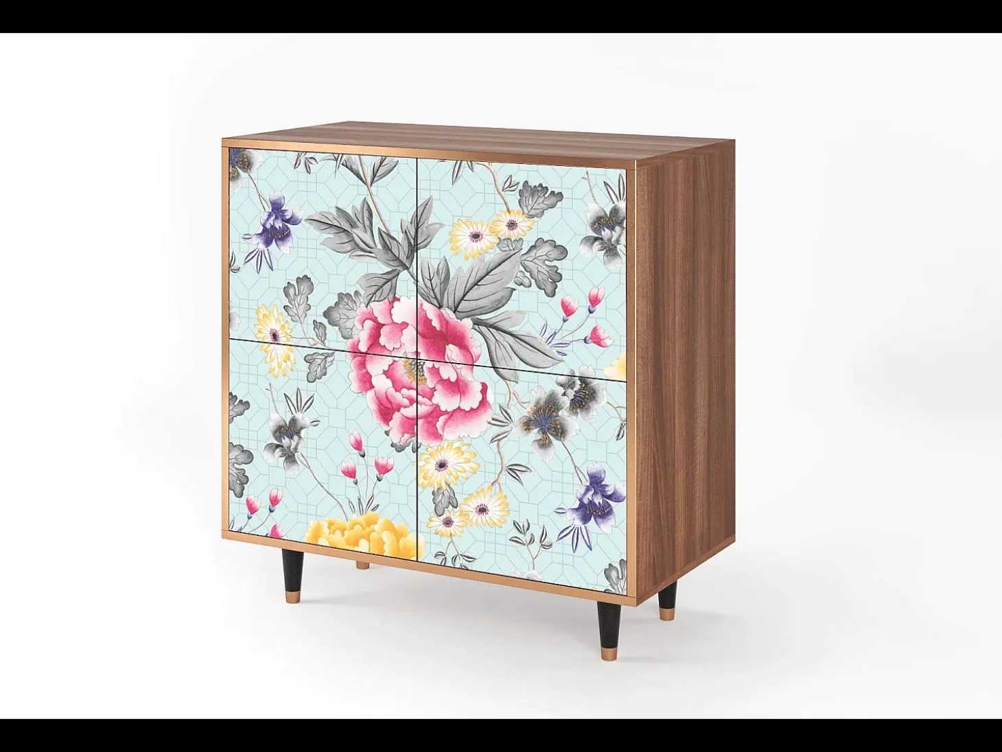 Aparador - 94x96x48 cm - BS3 - Sky Garden, Nogal