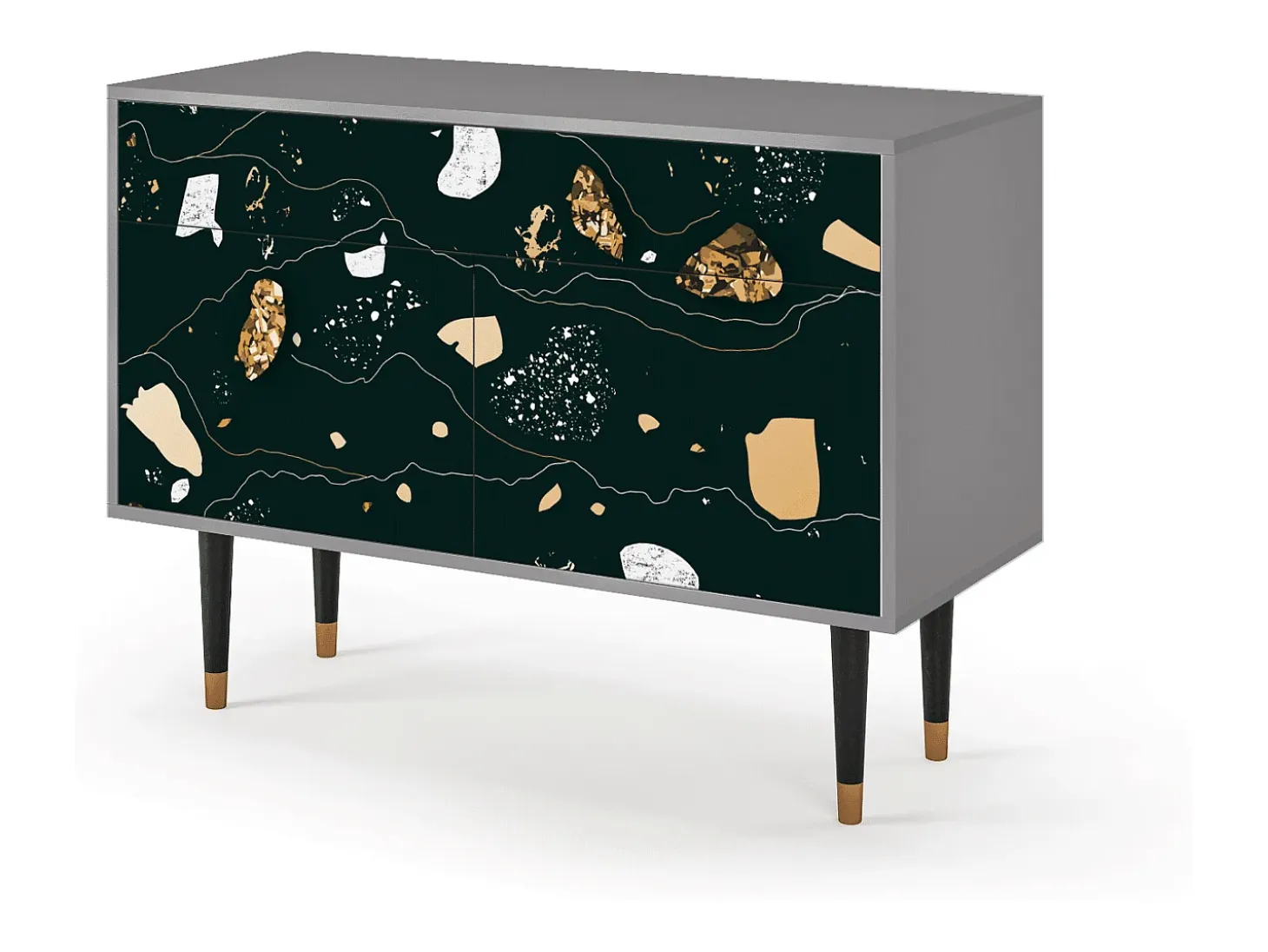 Aparador - 115x85x48 cm - BS4 - Space Rocks, Gris