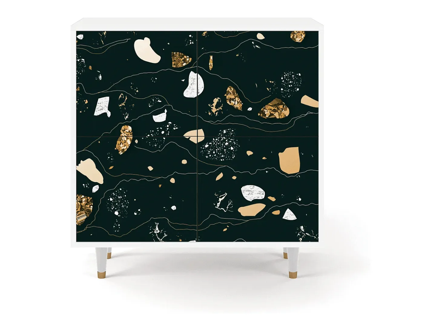Aparador - 94x96x48 cm - BS3 - Space Rocks, Blanco
