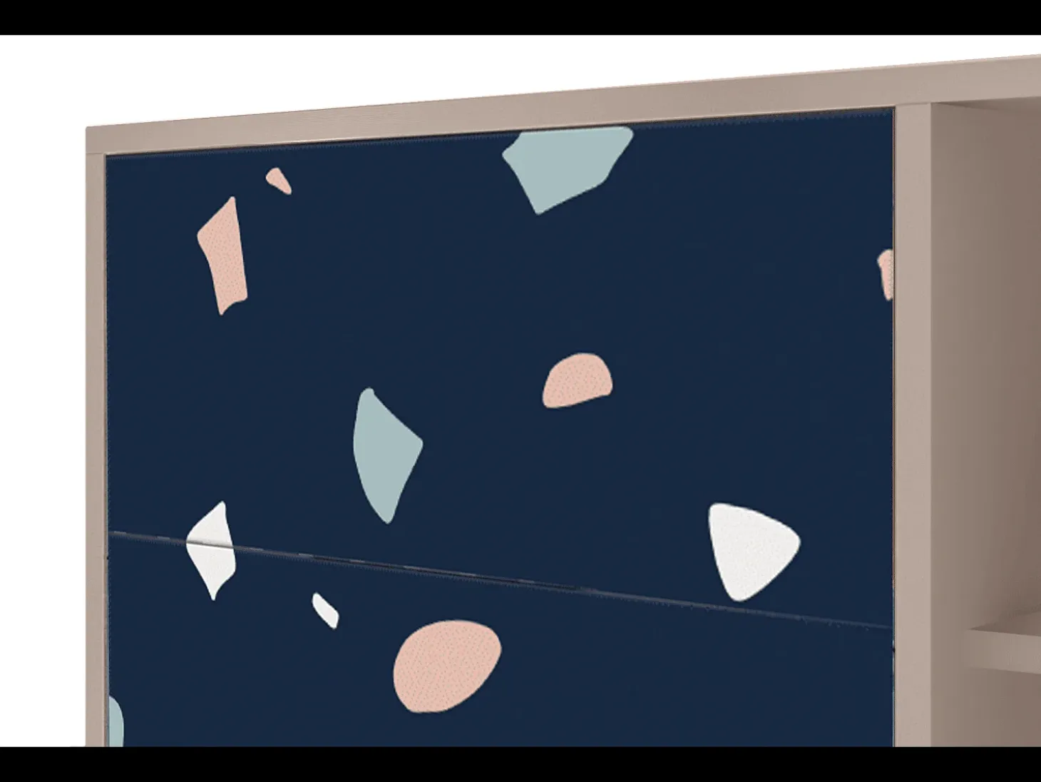 Aparador - 125x98x48 cm - BS2 - Space Satellites, Latte