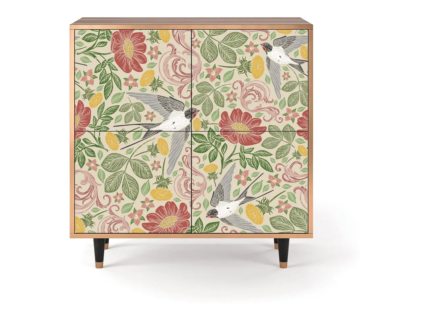 Aparador - 94x96x48 cm - BS3 - Spring Swallow, Nogal