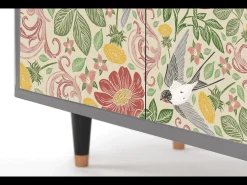 Aparador - 94x96x48 cm - BS3 - Spring Swallow, Gris