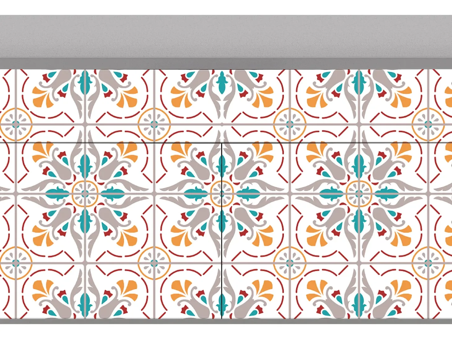 Aparador - 115x85x48 cm - BS4 - Spring Ceramics, Gris