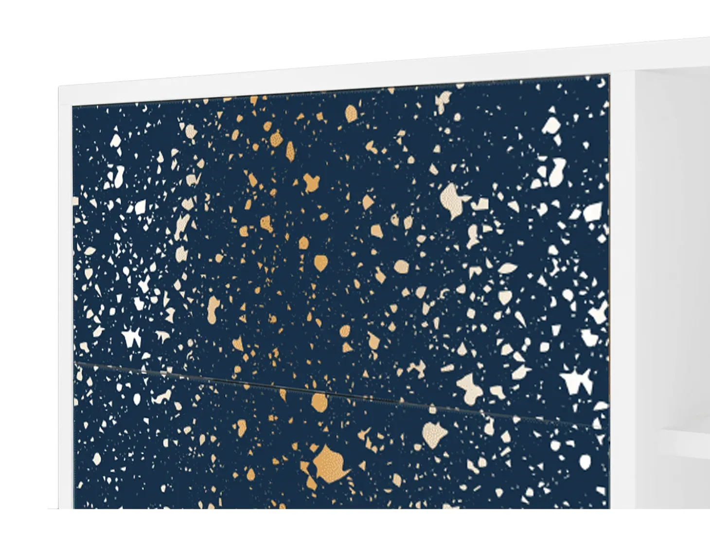 Aparador - 125x98x48 cm - BS2 - Starfall, Blanco