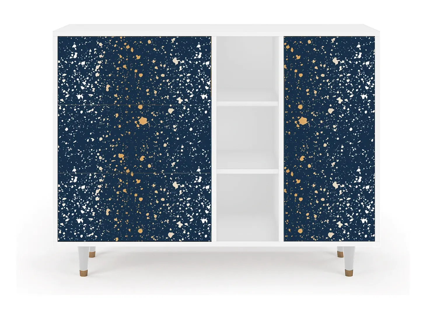 Aparador - 125x98x48 cm - BS2 - Starfall, Blanco