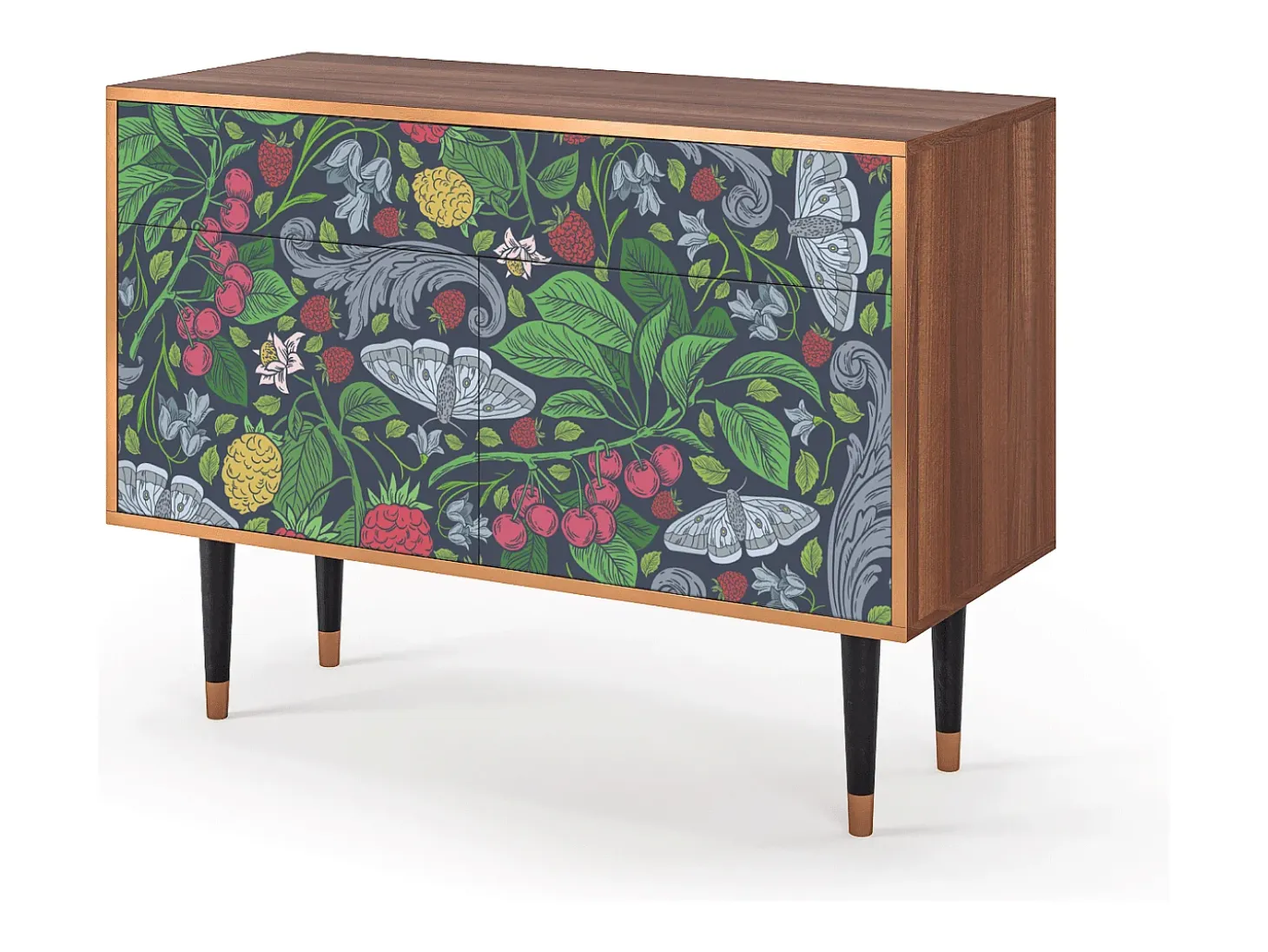 Aparador - 115x85x48 cm - BS4 - Summer Berries, Nogal