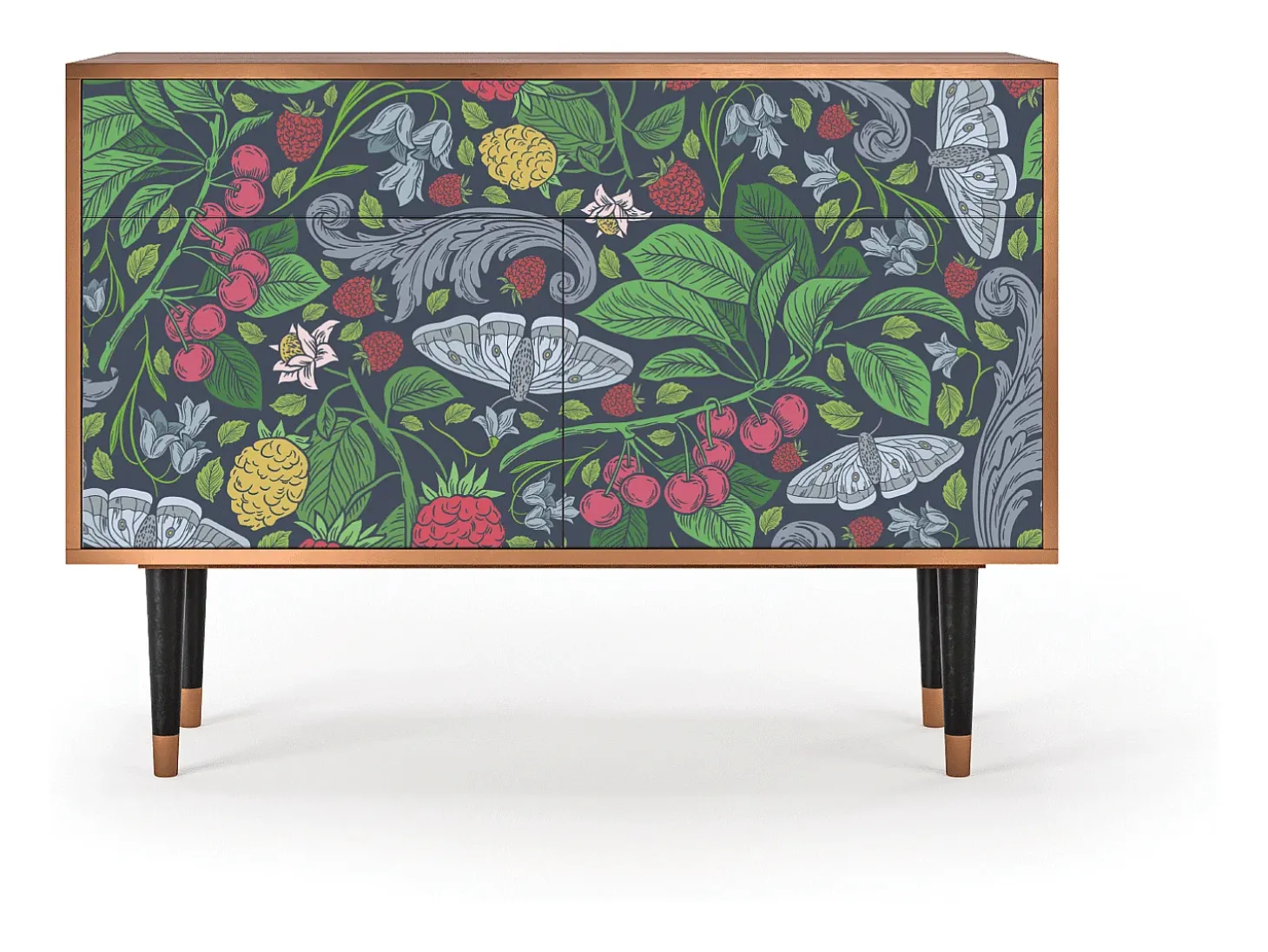 Aparador - 115x85x48 cm - BS4 - Summer Berries, Nogal