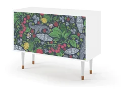 Aparador - 115x85x48 cm - BS4 - Summer Berries, Blanco