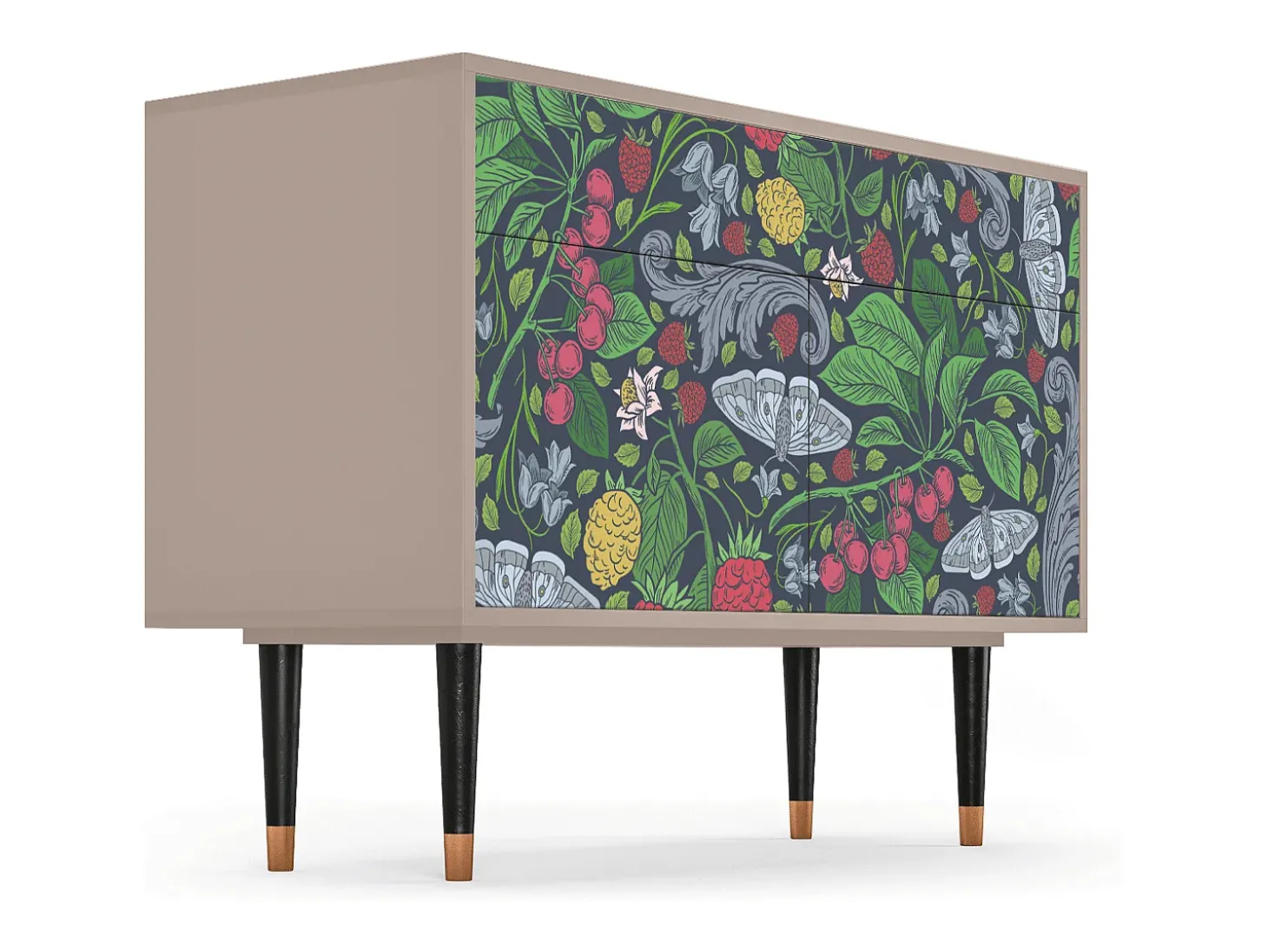 Aparador - 115x85x48 cm - BS4 - Summer Berries, Latte