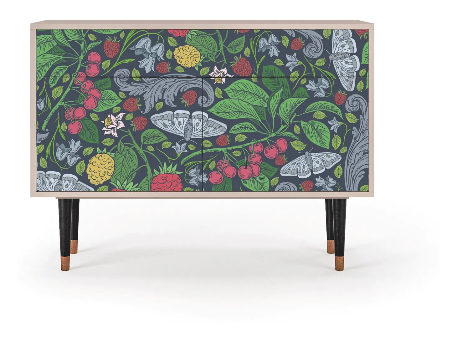 Aparador - 115x85x48 cm - BS4 - Summer Berries, Latte