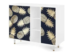 Aparador - 125x98x48 cm - BS2 - Sunny Pineaple, Blanco
