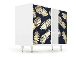 Aparador - 125x98x48 cm - BS2 - Sunny Pineaple, Blanco