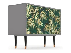 Aparador - 115x85x48 cm - BS4 - Sunny Palm Tree, Gris