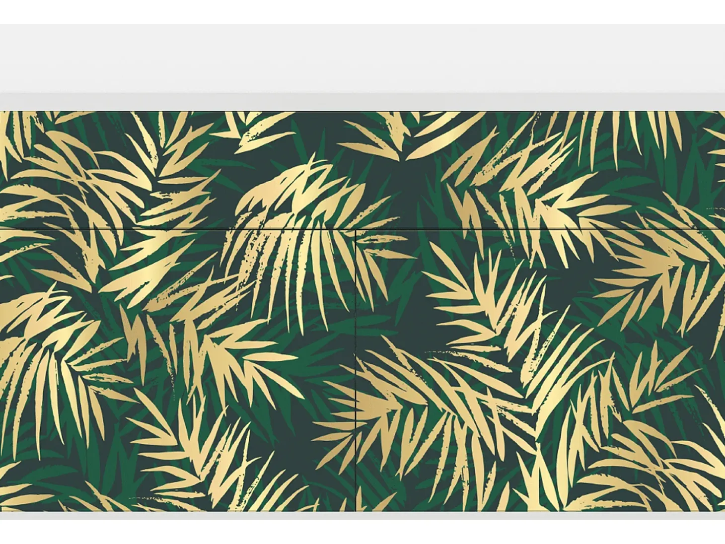 Aparador - 115x85x48 cm - BS4 - Sunny Palm Tree, Blanco