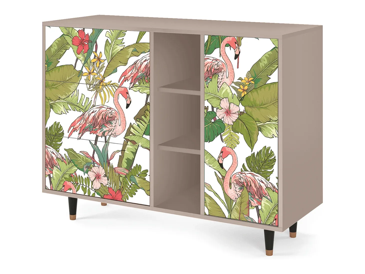 Aparador - 125x98x48 cm - BS2 - Sweet Flamingo, Latte