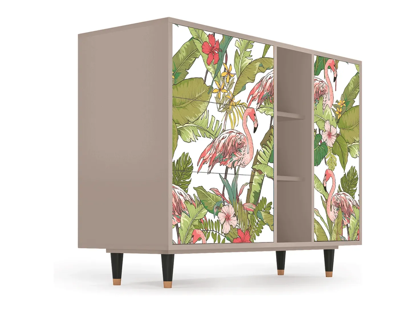 Aparador - 125x98x48 cm - BS2 - Sweet Flamingo, Latte