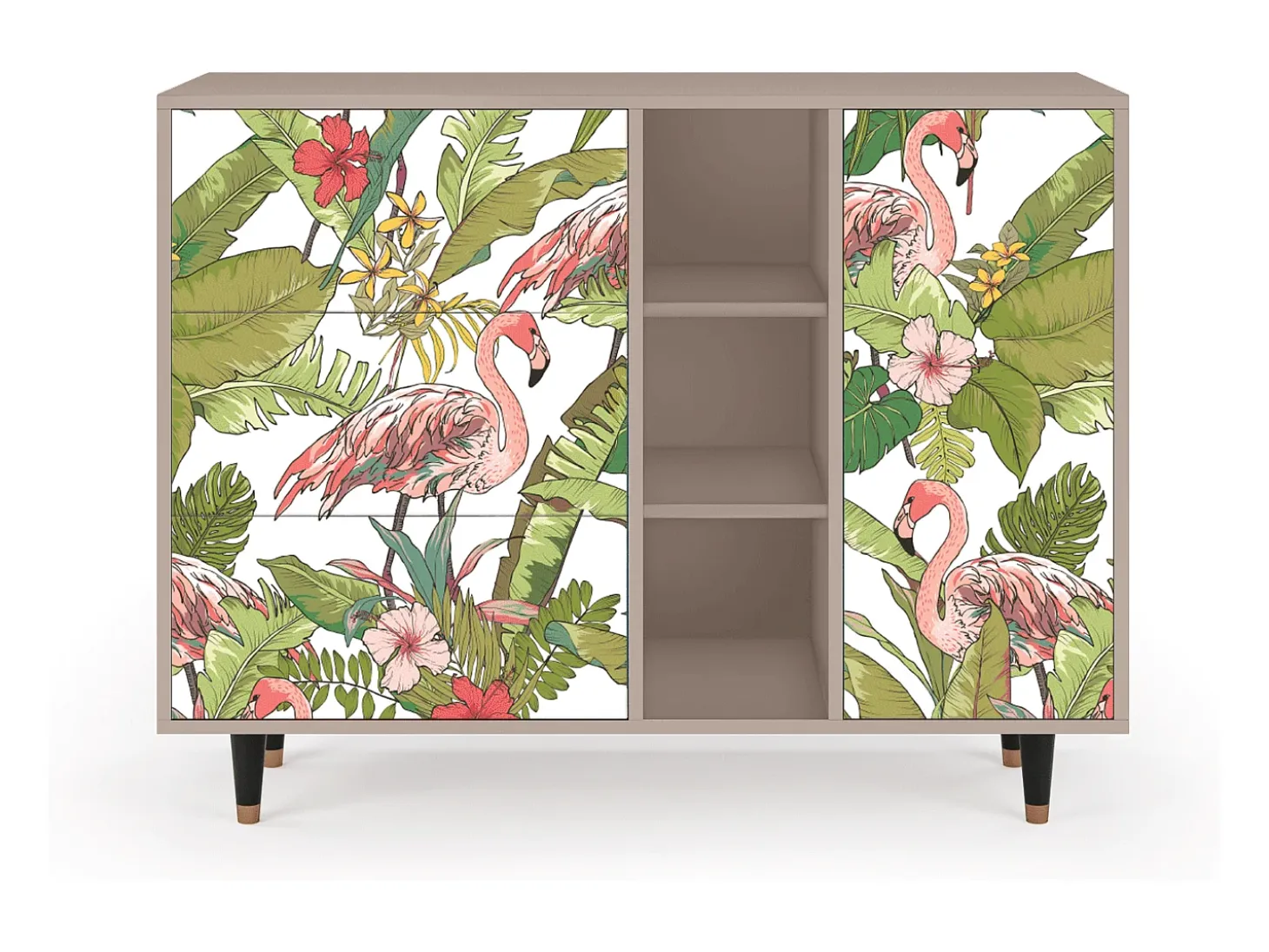 Aparador - 125x98x48 cm - BS2 - Sweet Flamingo, Latte